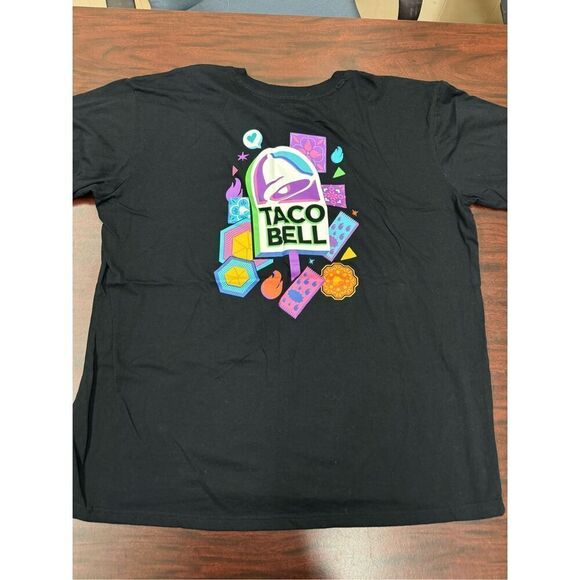 Taco Bell Mens Polo Short Sleeve Tee Shirt Size Large - Picture 1 of 6
